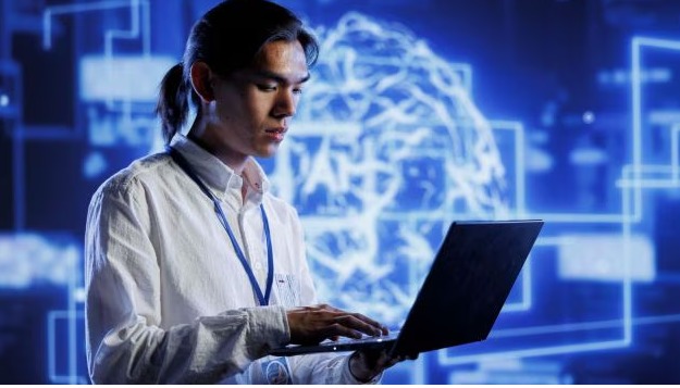 "Illustration showing AI models like ChatGPT, Gemini, and Claude with prompt strategy icons"